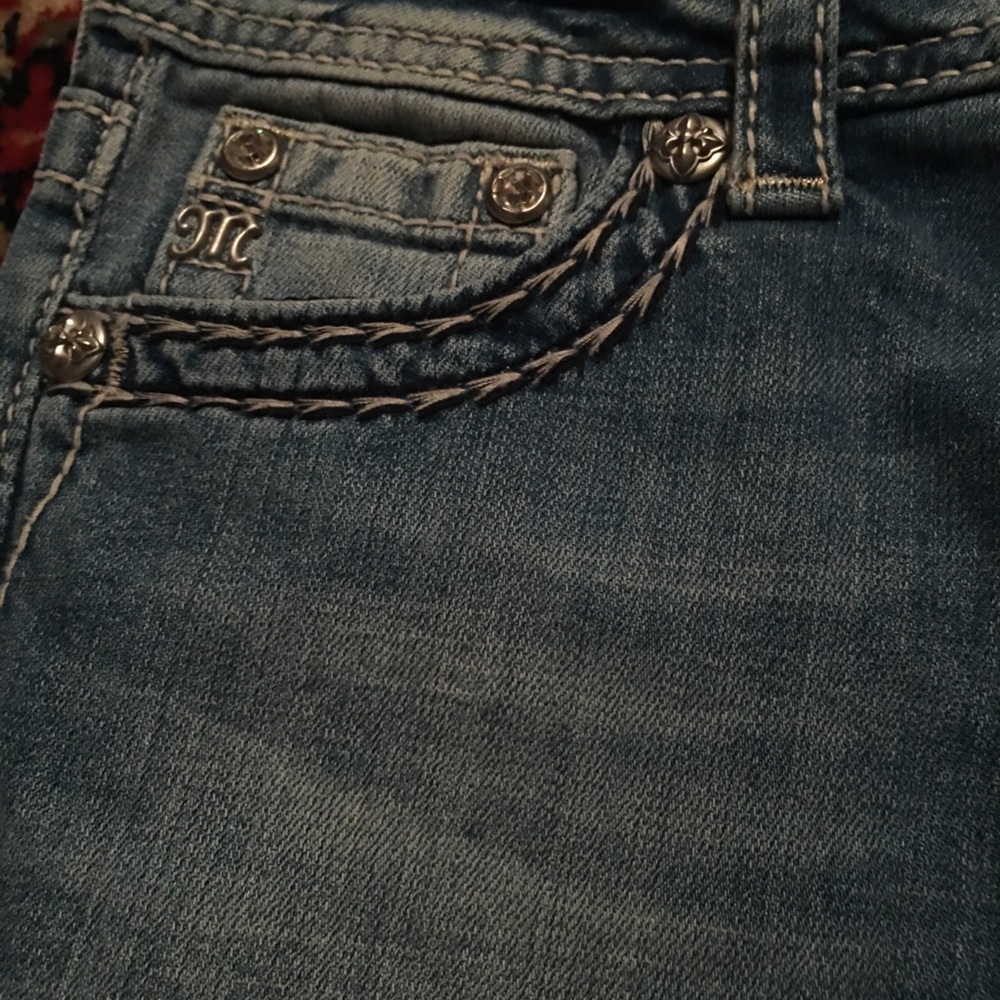 Miss Me girls bermuda shorts beautiful embellished pockets - Picture 9 of 11